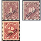 Fiscal Revenue stamp - Caribbean / Puerto Rico 1899 Set