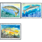 fish  - Liechtenstein 1989 Set