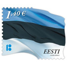 Flag of Estonia (2020 Imprint Date) - Estonia 2020 - 1.40