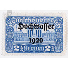 Flood disaster  - Austria / Republic of German Austria / German-Austria 1921 - 2.50 Krone