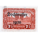 Flood disaster  - Austria / Republic of German Austria / German-Austria 1921 - 7.50 Krone