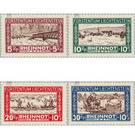 Flood disaster  - Liechtenstein 1928 Set