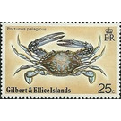 Flower Crab (Portunus pelagicus) - Micronesia / Gilbert and Ellice Islands 1975 - 25