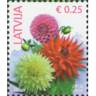 Flowers (2018 Imprint Date) - Latvia 2018 - 0.25