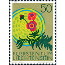 flowers  - Liechtenstein 1970 - 50 Rappen