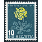 flowers  - Switzerland 1947 - 10 Rappen