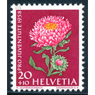 flowers  - Switzerland 1958 - 20 Rappen