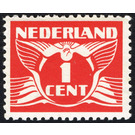 Flying dove WATERMARK - Netherlands 1934 - 1