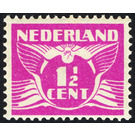 Flying dove WATERMARK - Netherlands 1934