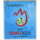 Football Championship  - Austria / II. Republic of Austria 2008 - 65 Euro Cent