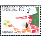 Football World Cup  - Liechtenstein 1998 - 180 Rappen