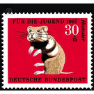 For the youth Endangered animals  - Germany / Federal Republic of Germany 1967 - 30 Pfennig