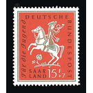 For the youth - Germany / Saarland 1958 - 1,500 Pfennig