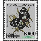 Forest Queen (Euxanthe wakefieldi) Surcharged - East Africa / Malawi 2020