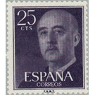 Franco, General - Spain 1955 - 25