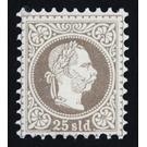Freimarke  - Austria / k.u.k. monarchy / Austrian Post in the Levant 1867 - 25 Soldi