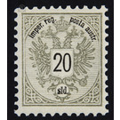 Freimarke  - Austria / k.u.k. monarchy / Austrian Post in the Levant 1883 - 20 Soldi