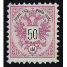 Freimarke  - Austria / k.u.k. monarchy / Austrian Post in the Levant 1883 - 50 Soldi