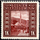 Freimarke  - Austria / k.u.k. monarchy / Bosnia Herzegovina 1906 - 1 Krone