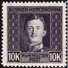 Freimarke  - Austria / k.u.k. monarchy / Bosnia Herzegovina 1917 - 10 Krone