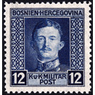 Freimarke  - Austria / k.u.k. monarchy / Bosnia Herzegovina 1917 - 12 Heller