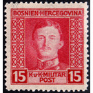 Freimarke  - Austria / k.u.k. monarchy / Bosnia Herzegovina 1917 - 15 Heller