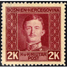 Freimarke  - Austria / k.u.k. monarchy / Bosnia Herzegovina 1917 - 2 Krone