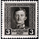 Freimarke  - Austria / k.u.k. monarchy / Bosnia Herzegovina 1917 - 3 Heller