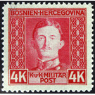 Freimarke  - Austria / k.u.k. monarchy / Bosnia Herzegovina 1917 - 4 Krone
