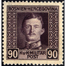 Freimarke  - Austria / k.u.k. monarchy / Bosnia Herzegovina 1917 - 90 Heller