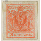Freimarke  - Austria / k.u.k. monarchy / Empire Austria 1850 - 3 Kreuzer