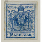 Freimarke  - Austria / k.u.k. monarchy / Empire Austria 1850 - 9 Kreuzer