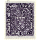 Freimarke  - Austria / k.u.k. monarchy / Empire Austria 1917 - 10 Krone