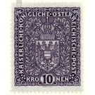 Freimarke  - Austria / k.u.k. monarchy / Empire Austria 1917 - 10 Krone