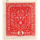 Freimarke  - Austria / k.u.k. monarchy / Empire Austria 1917 - 3 Krone