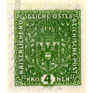 Freimarke  - Austria / k.u.k. monarchy / Empire Austria 1918 - 4 Krone