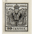Freimarke  - Austria / k.u.k. monarchy / Lombardy & Veneto 1850 - 10 Centesimo