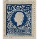 Freimarke  - Austria / k.u.k. monarchy / Lombardy & Veneto 1858 - 15 Soldi