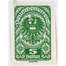 Freimarke  - Austria / Republic of German Austria / German-Austria 1919 - 5 Heller