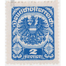 Freimarke  - Austria / Republic of German Austria / German-Austria 1920 - 2 Krone