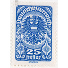 Freimarke  - Austria / Republic of German Austria / German-Austria 1920 - 25 Heller