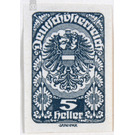 Freimarke  - Austria / Republic of German Austria / German-Austria 1920 - 5 Heller
