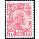 Freimarke  - Liechtenstein 1912 - 10 Heller