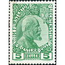 Freimarke  - Liechtenstein 1912 - 5 Heller