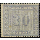 Freimarkenserie  - Germany / Deutsches Reich 1872 - 30 Groschen