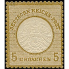 Freimarkenserie  - Germany / Deutsches Reich 1872 - 5 Groschen