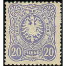 Freimarkenserie  - Germany / Deutsches Reich 1880 - 20 Pfennig