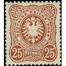 Freimarkenserie  - Germany / Deutsches Reich 1880 - 25 Pfennig