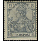 Freimarkenserie  - Germany / Deutsches Reich 1900 - 2 Pfennig