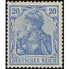 Freimarkenserie  - Germany / Deutsches Reich 1902 - 20 Pfennig